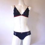 SET<br>ノンワイヤーブラレクトゥールネイビー<br>ML展開3