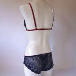 SET<br>ノンワイヤーブラレクトゥールネイビー<br>ML展開5